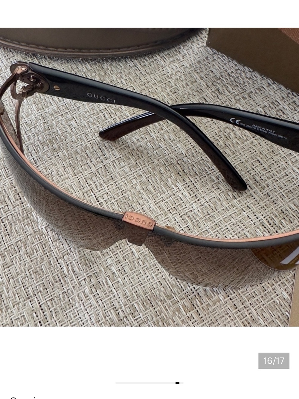 Gucci Y2K Shield Sunglasses (Model 2807/S) - Picture 14 of 15